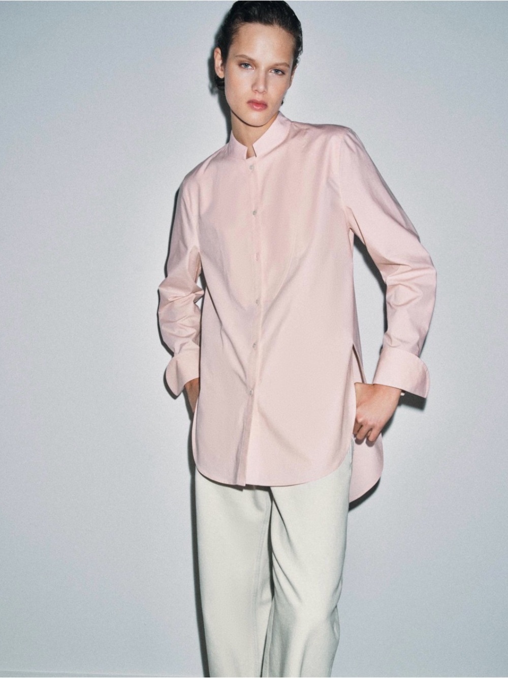 Zara asymmetric shirt